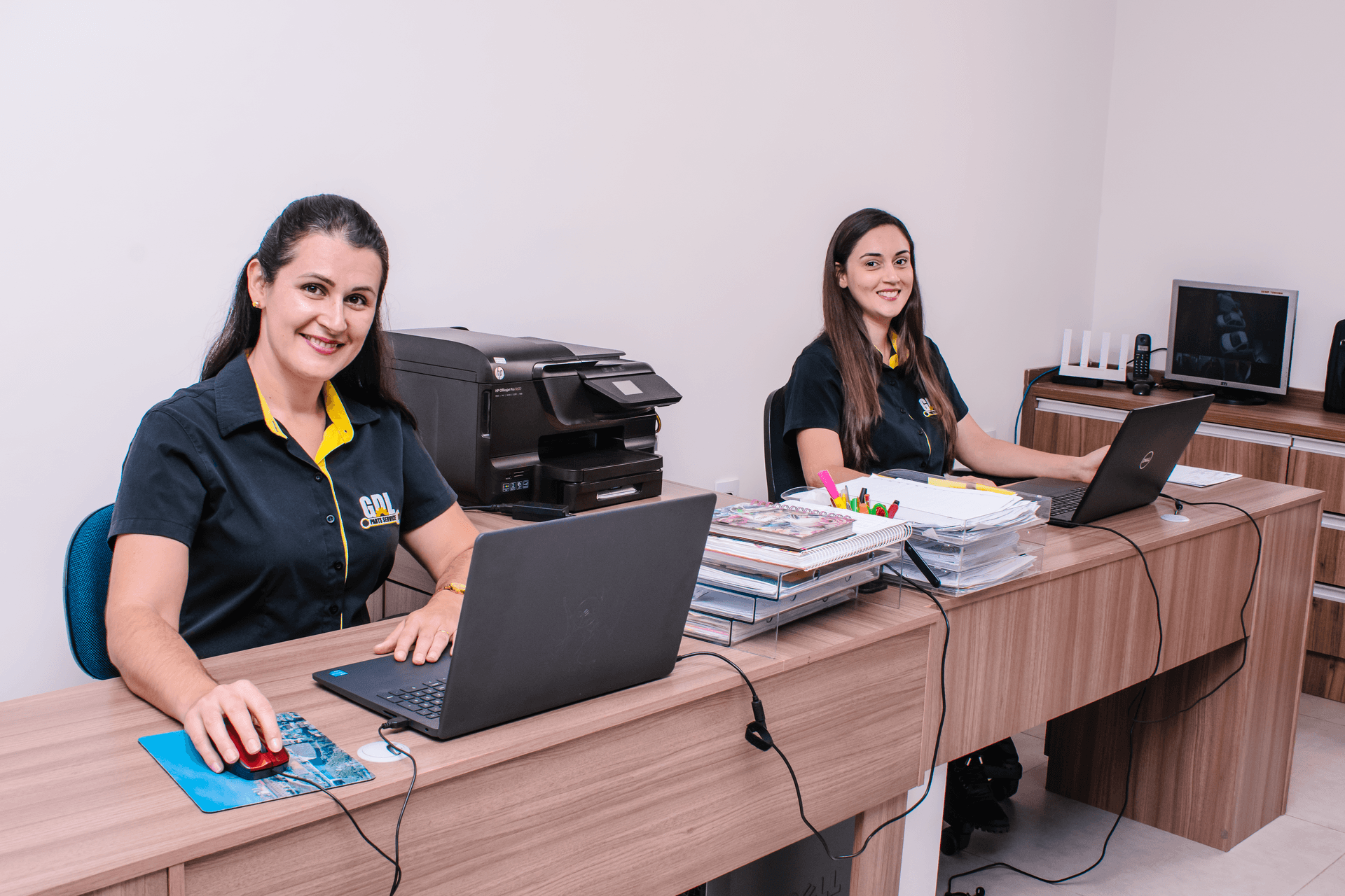 Equipe de atendimento da GDL