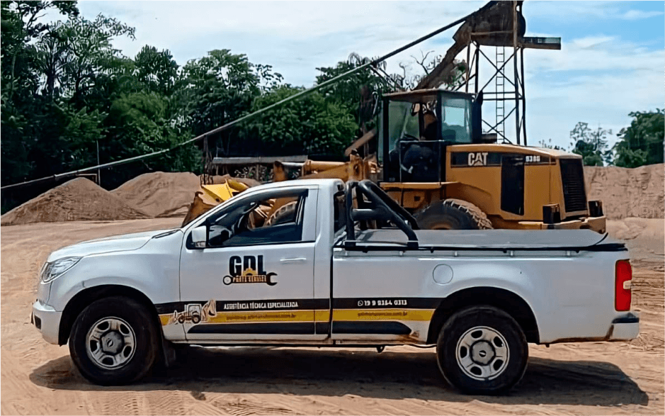 Caminhonete GDL em atendimento externo